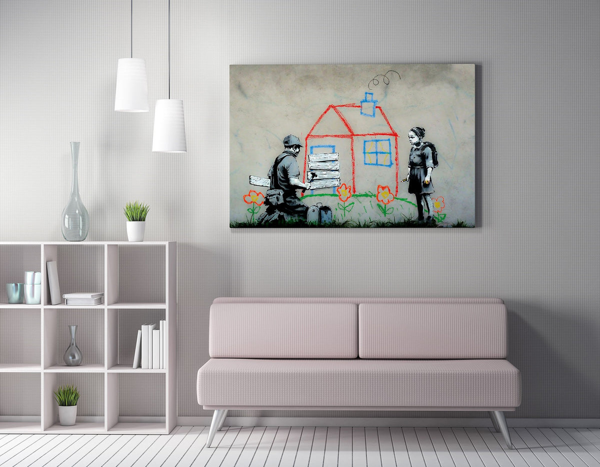 Tablou canvas WY139 (70 x 100), Multicolor, 70x100 cm, SKU 966BRS1281, imagine 2