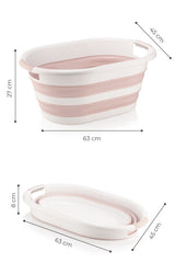 Accesorii de baie KL702, Roz, 54x39x24 cm