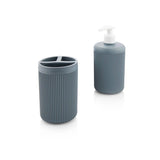 Set de baie Alesta, Diverse culori, Diverse configurații, Diverse dimensiuni - Antracit - 18x9 cm - 2 bucăți | SKU: 967FRM1108 | Set de baie Alesta, varianta Antracit - 18x9 cm - 2 bucăți, produs pentru amenajarea locuinței, disponibil online în România la CasaMob