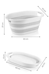 Accesorii de baie KL702 - Gray, Gri, 45x63x30 cm