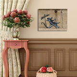 Tablou canvas 3040BANKSY001, Multicolor, 30x40x3 cm