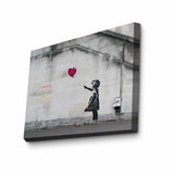 Tablou canvas 3040BANKSY015, Multicolor, 30x40x3 cm