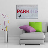 Tablou canvas 4570BANKSY016, Multicolor, 45x70x3 cm