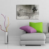 Tablou canvas 4570BANKSY020, Multicolor, 45x70x3 cm