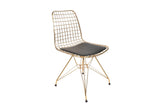 Set 2 scaune Tivoli 273 V2, Auriu, 46x43x81 cm