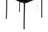 Set 4 scaune Dore-142 V4, Muștar - Negru, 54x55x86 cm