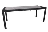 Masă dining extensibilă Silva - 1012, Negru, 120x74x75 cm