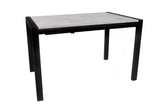 Masă dining extensibilă Silva - 1013, Mink - Negru, 120x74x75 cm