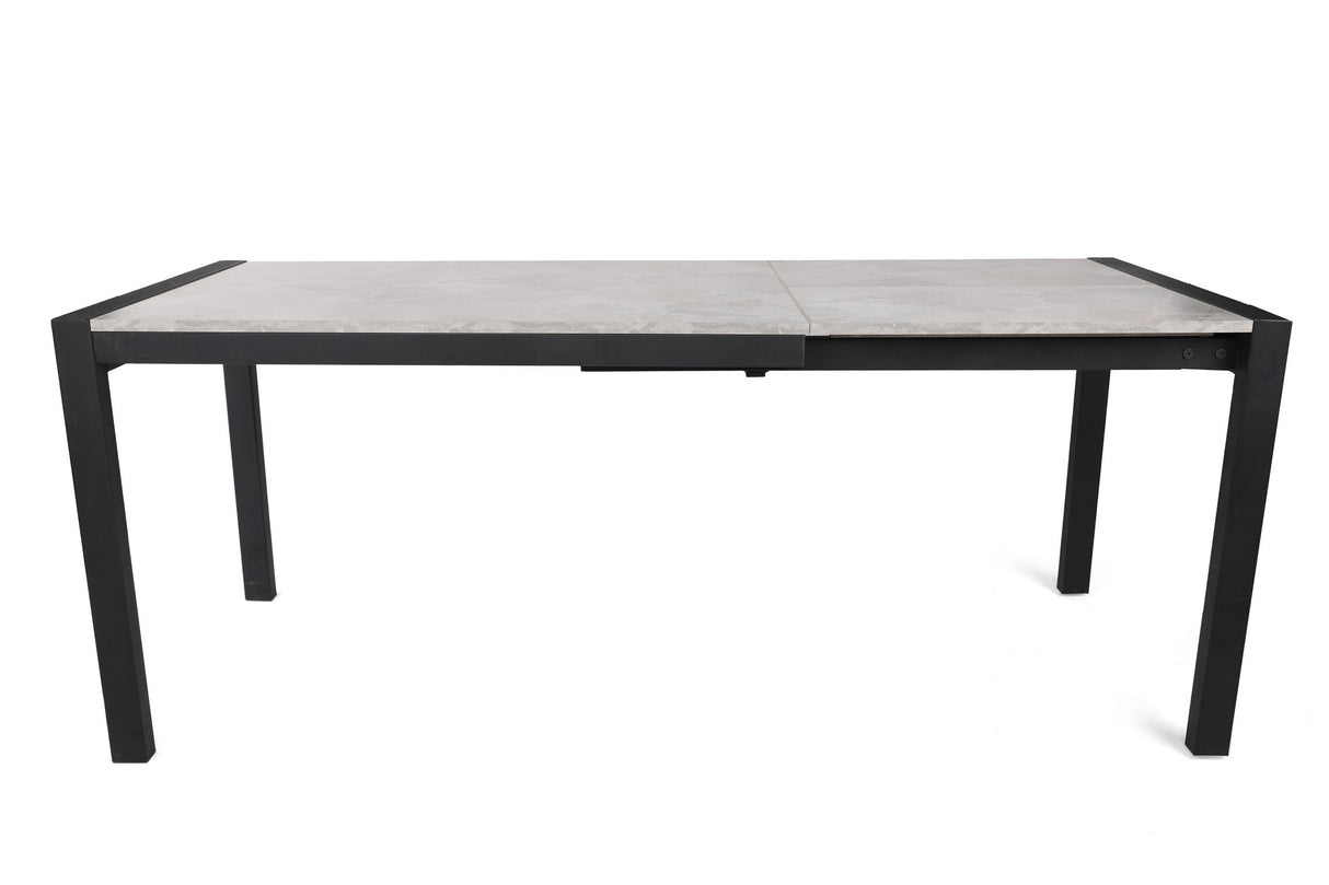 Masă dining extensibilă Silva - 1013, Mink - Negru, 120x74x75 cm