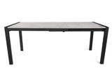 Masă dining extensibilă Silva - 1013, Mink - Negru, 120x74x75 cm