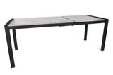 Masă dining extensibilă Silva - 1013, Mink - Negru, 120x74x75 cm