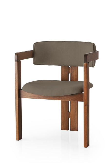 Scaun CO - 012, Nuc - Maro, 58x49x76 cm