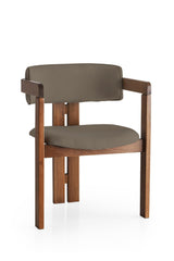 Scaun CO - 012, Nuc - Maro, 58x49x76 cm