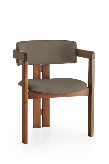 Scaun CO - 012, Nuc - Maro, 58x49x76 cm