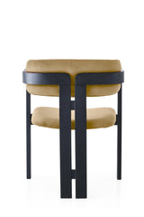 Scaun CO - 021, Negru - Light taupe, 58x49x76 cm