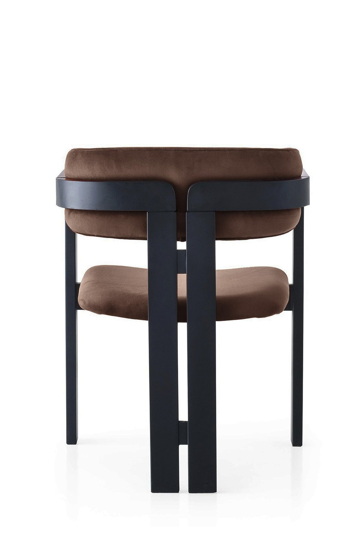 Scaun CO - 022, Negru - Maro, 58x49x76 cm, SKU 974NMB1747, imagine 3