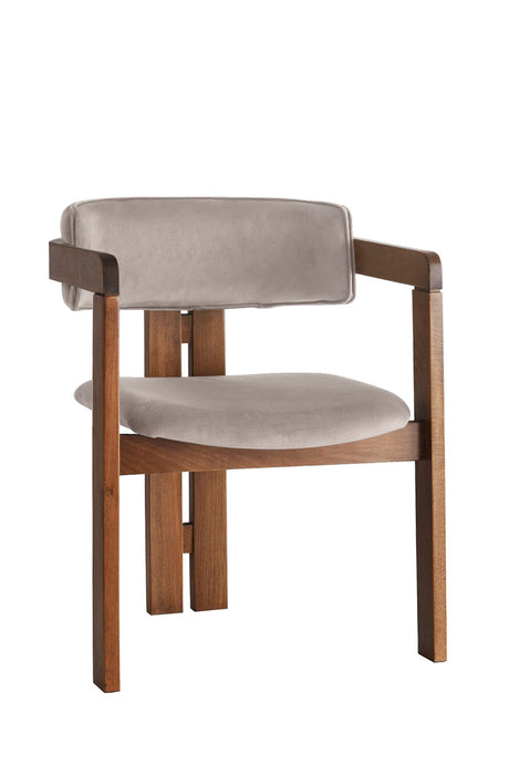 Scaun CO - 026, Nuc - Maro deschis, 58x49x76 cm
