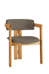 Scaun CO - 043, Stejar - Maro, 58x49x76 cm