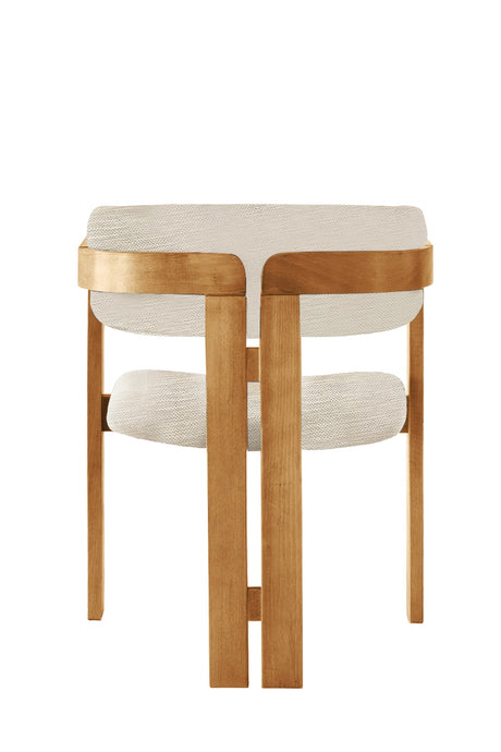 Scaun CO-046, Gri deschis - Stejar, 58x49x76 cm