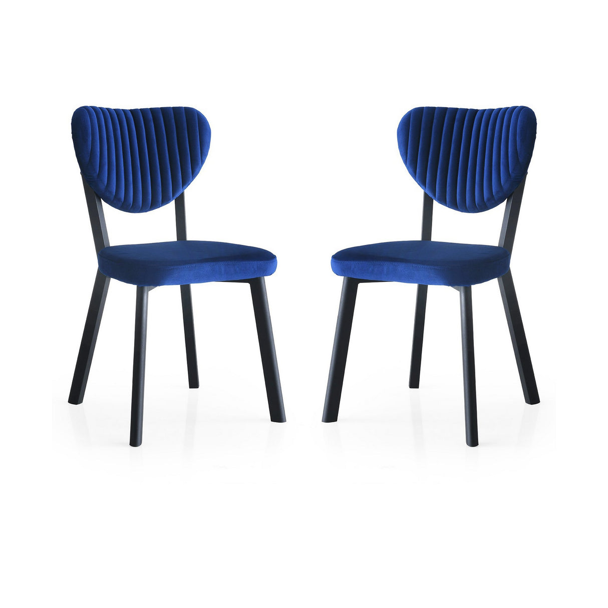 Set 2 scaune Beta - 837, Bleumarin, 46x54x86 cm