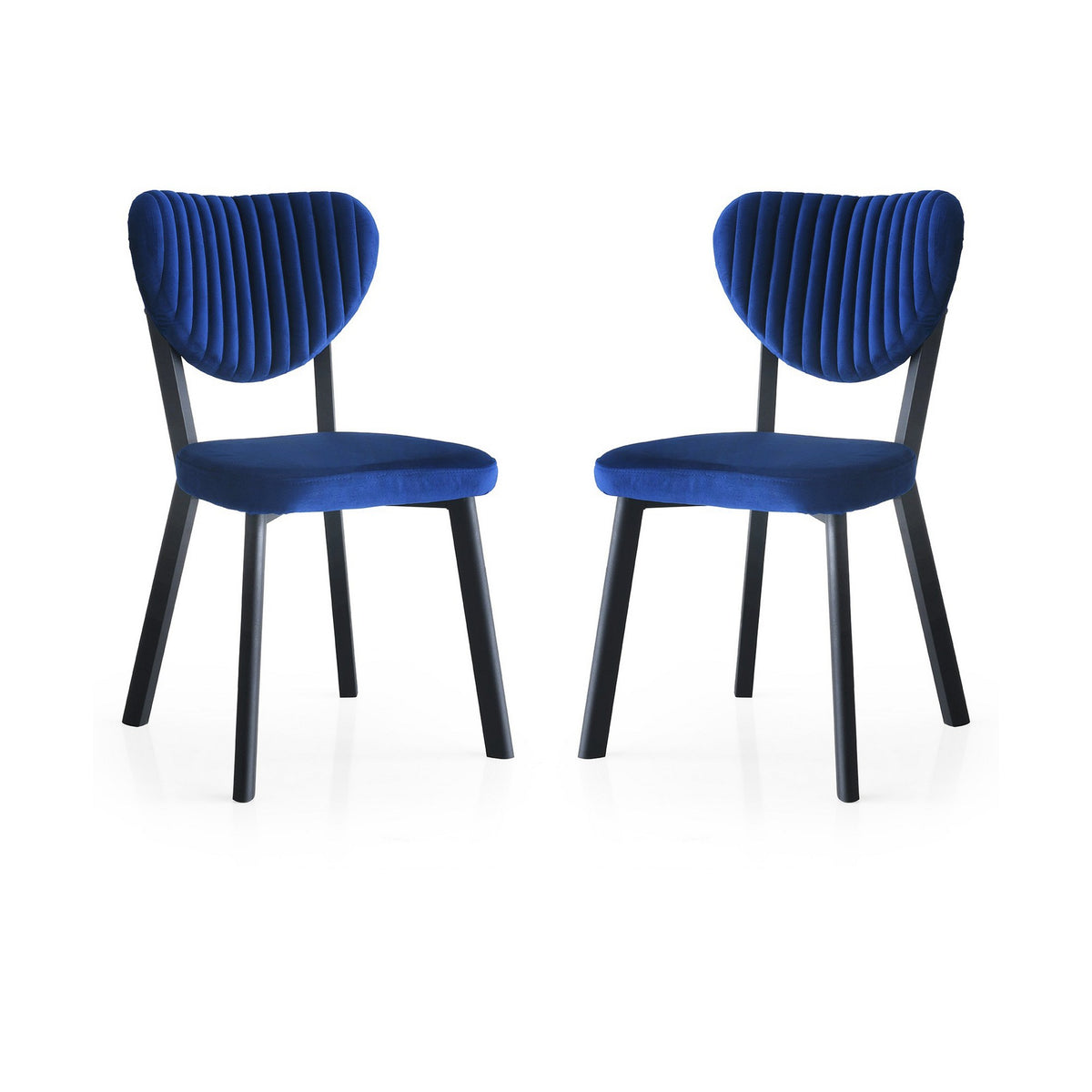 Set 2 scaune Beta - 837, Bleumarin, 46x54x86 cm, SKU 974NMB1809, imagine 1