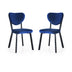 Set 2 scaune Beta - 837, Bleumarin, 46x54x86 cm, SKU 974NMB1809, imagine 1