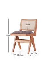 Scaun Form - 4303, Stejar - Maro, 45x60x77 cm