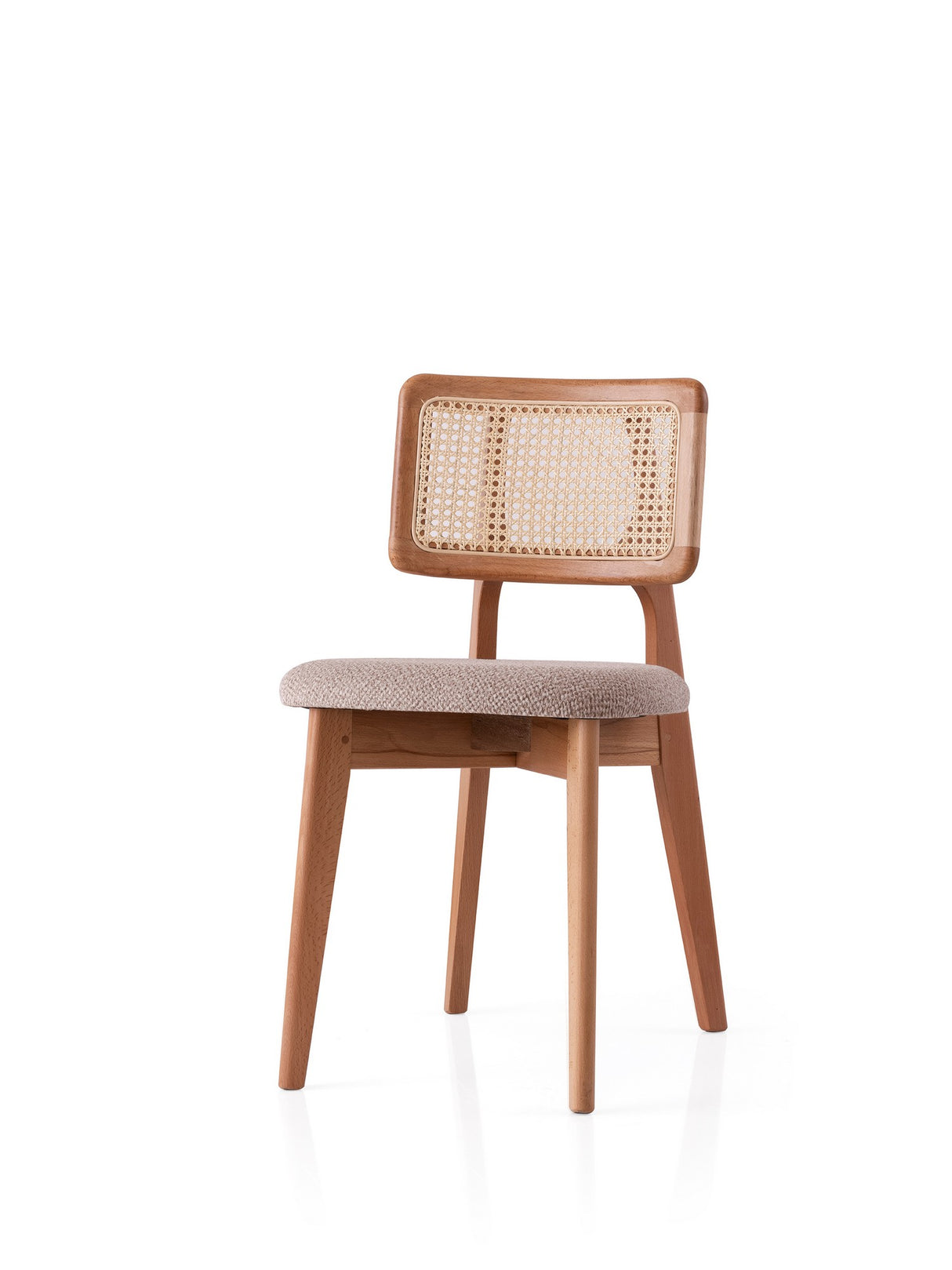 Scaun Punto - 4453, Stejar - Bej, 43x47x80 cm