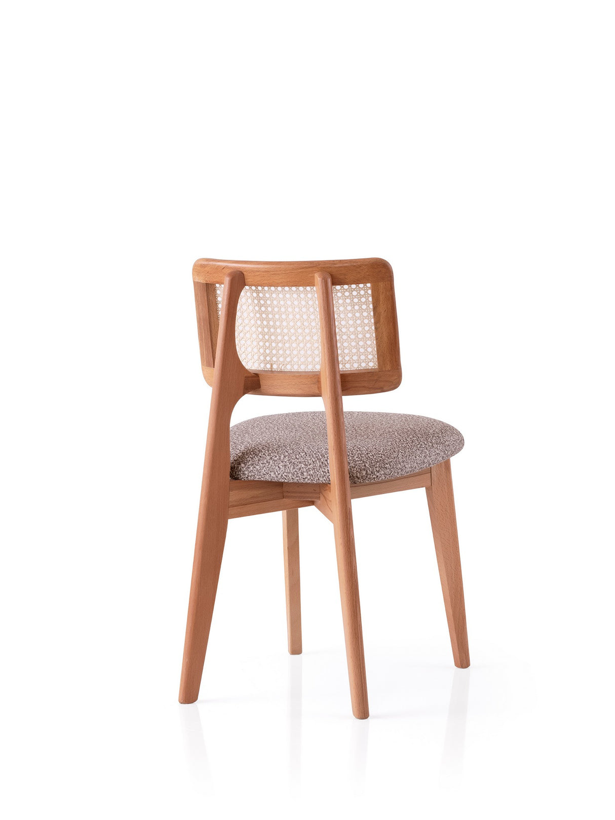 Scaun Punto - 4453, Stejar - Bej, 43x47x80 cm