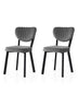 Set 2 scaune Beta - 839 V2, Negru - Antracit, 46x54x86 cm, SKU 974NMB1848, imagine 1