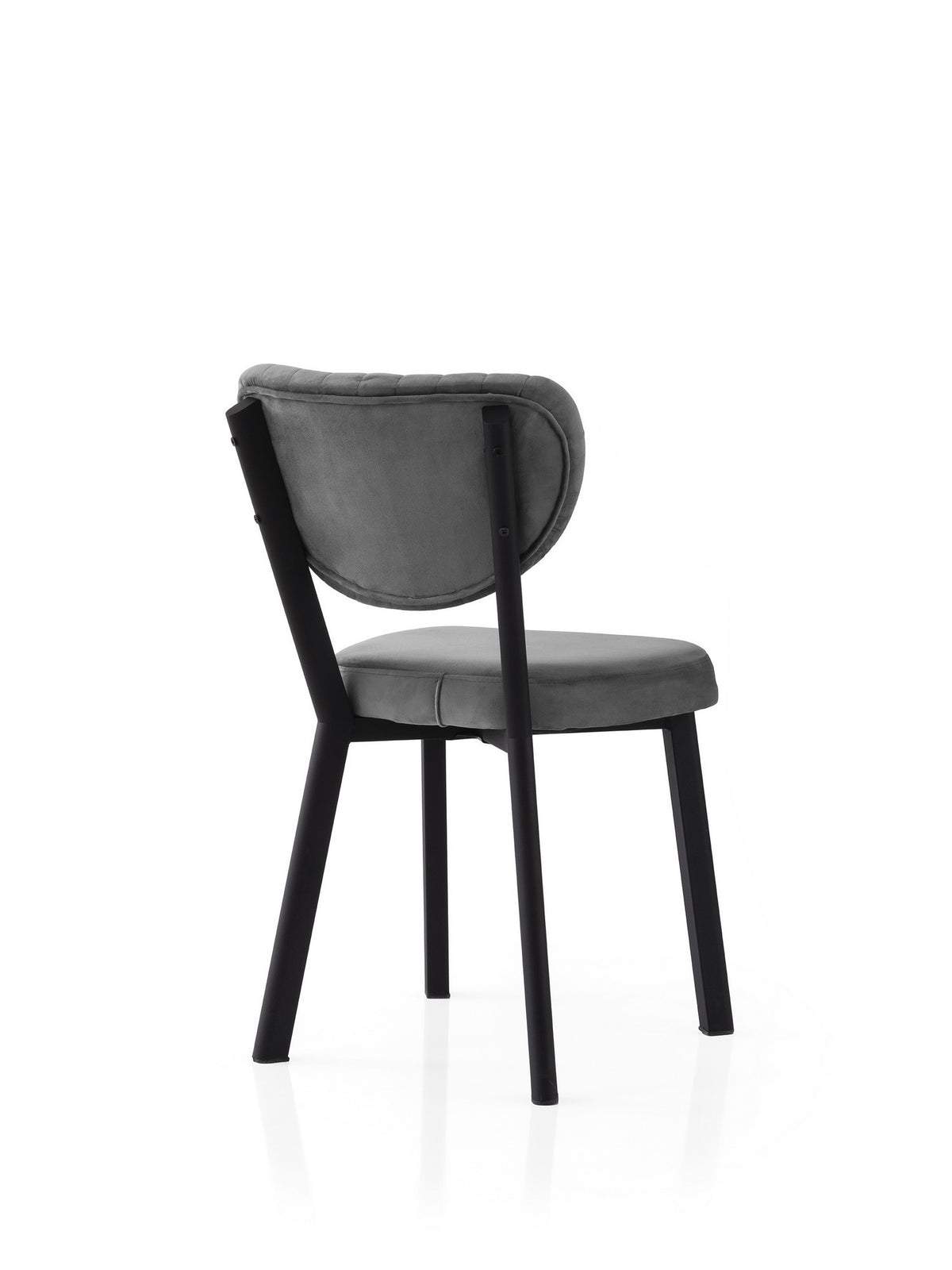 Set 2 scaune Beta - 839 V2, Negru - Antracit, 46x54x86 cm, SKU 974NMB1848, imagine 3