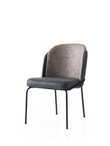 Set 4 scaune Dore - 168 V4, Auriu - Anthracithe, 62x52x75 cm