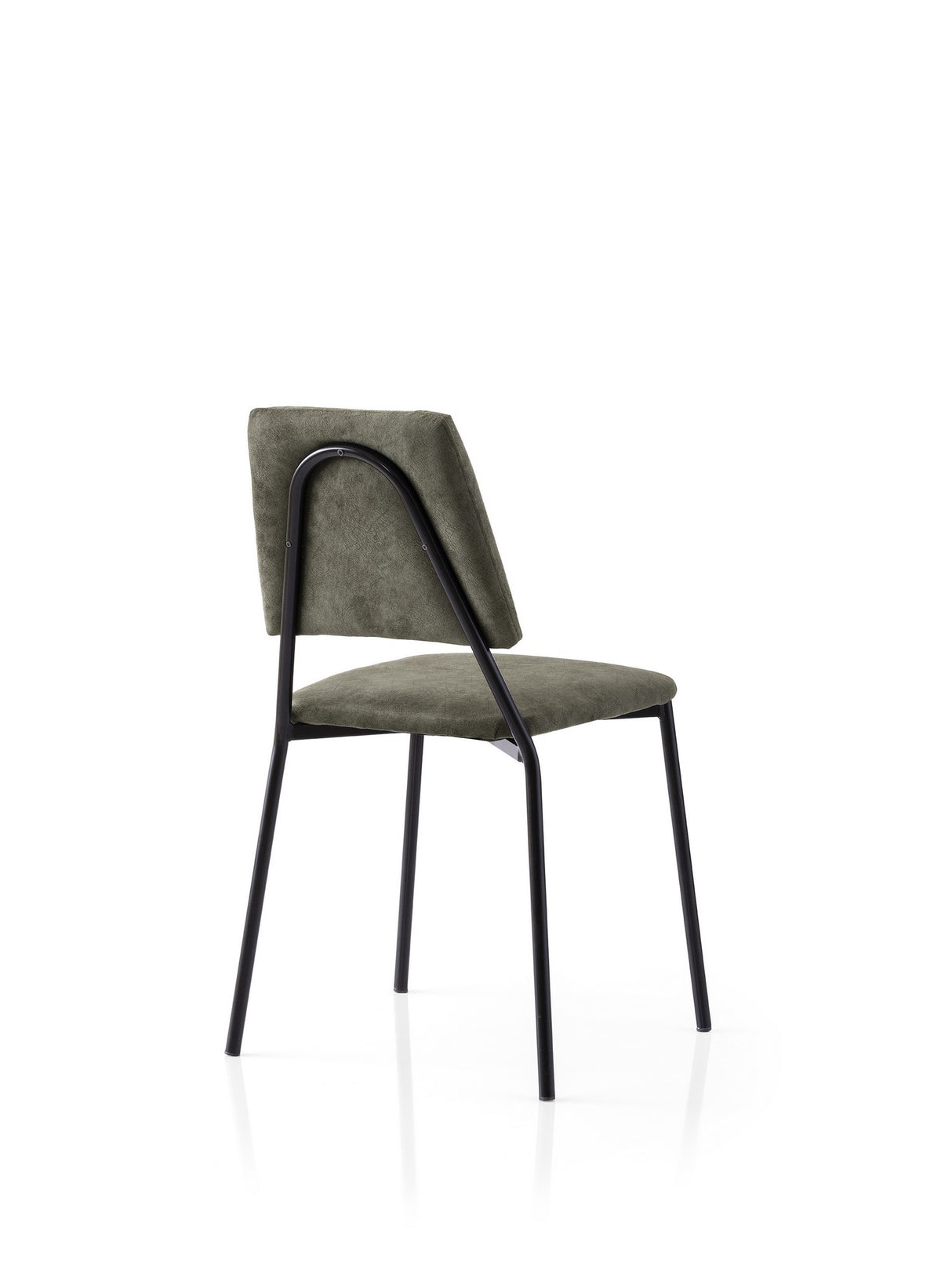 Set 2 scaune Lıma - 4553 V2, Negru - Antracit, 43x54x78 cm
