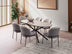 Masă dining Aura - 3011, Moca deschis, 180x90x79 cm, SKU 974NMB2201, imagine 1
