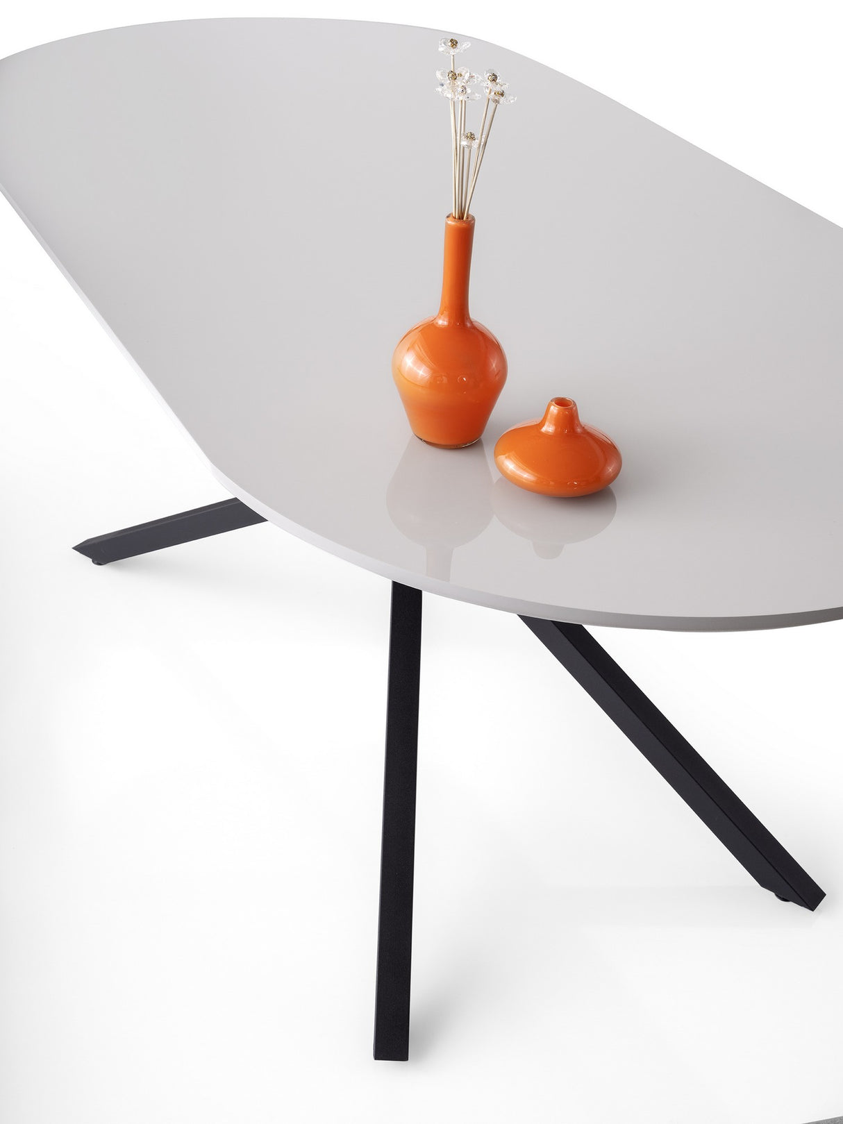 Masă dining Aura - 3013, Gri deschis, 180x90x79 cm