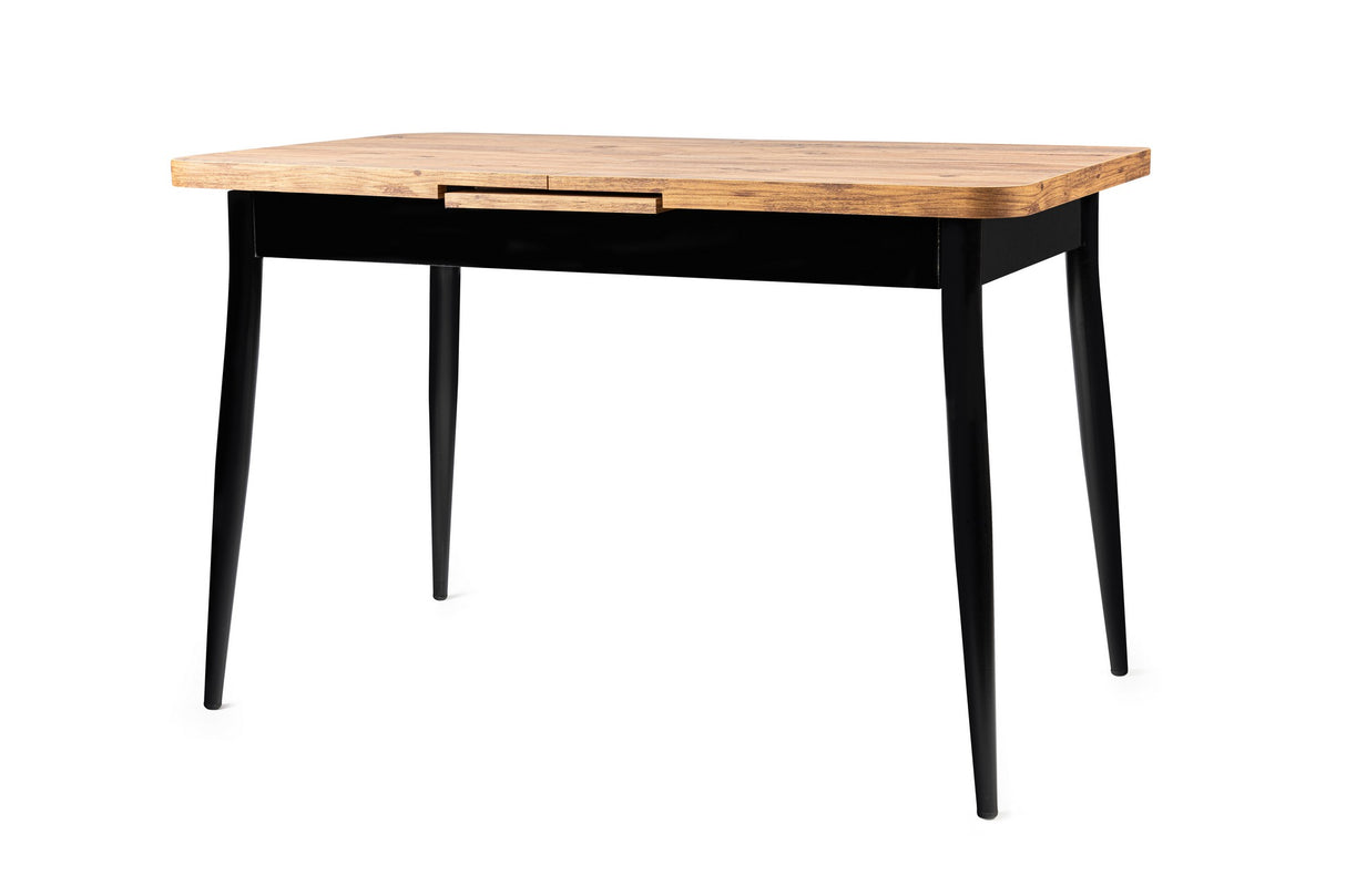 Masă dining extensibilă Ay - 1184, Pin atlantic, 120x70x75 cm