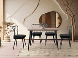Masă dining Oslo - 3074, Moca deschis, 120x70x75 cm