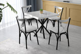 Masa Bucatarie Safir, 80x75x80 cm - Alb, SKU 974NMB1159