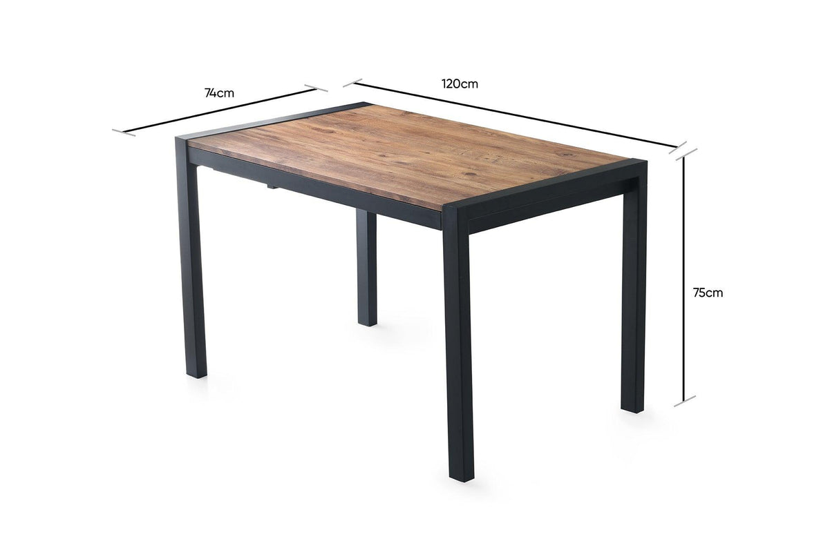 Masa Bucatarie Silva, Stejar, 120x75x74 cm