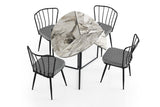 Masa Bucatarie Yaprak, 100x72x100 cm - Stejar, SKU 974NMB1163