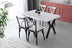 Set 4 scaune Ekol - 1334 V4, Alb, 42x42x84 cm, SKU 974NMB1176, imagine 6