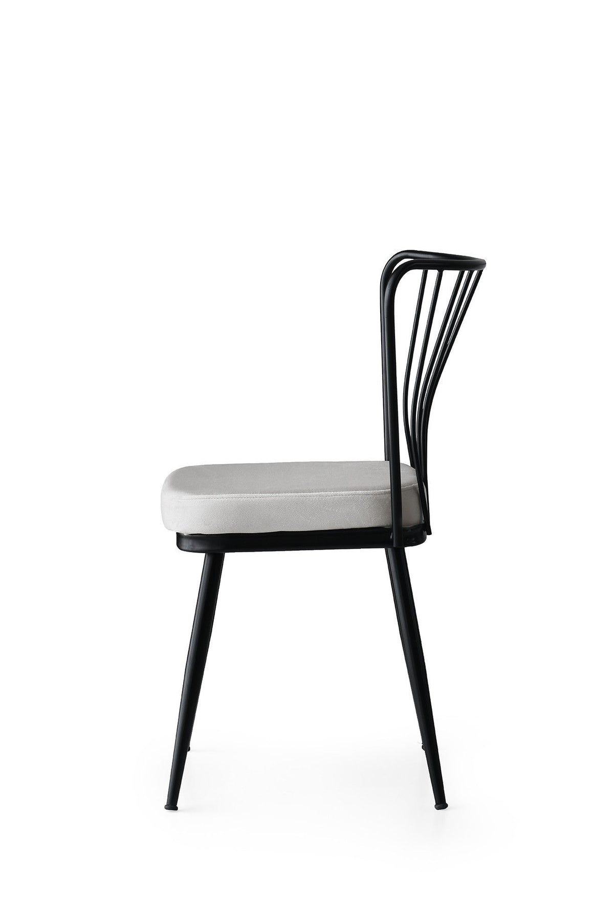 Set 2 scaune Yıldız -940 V2, Negru, 43x42x82 cm, SKU 974NMB1183, imagine 3