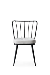 Set 4 scaune Yıldız - 940 V4, Negru, 43x42x82 cm