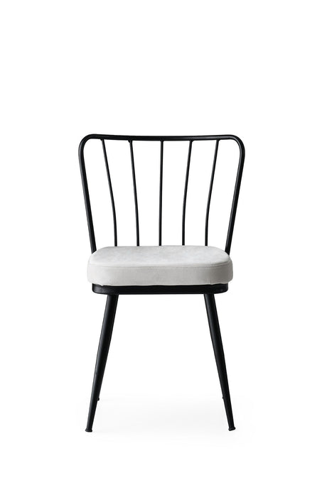 Set 4 scaune Yıldız - 940 V4, Negru, 43x42x82 cm