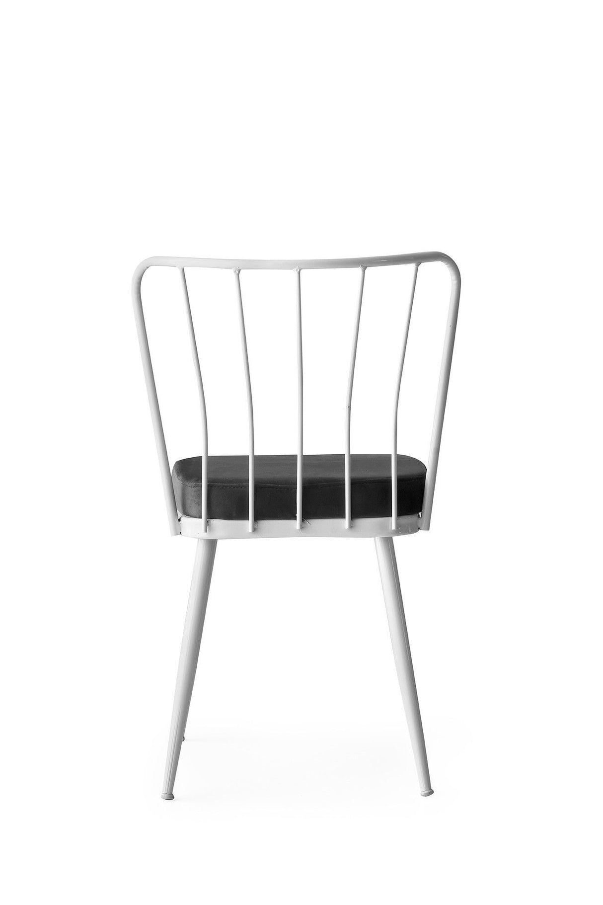Set 4 scaune Yıldız - 962 V4, Alb, 43x42x82 cm