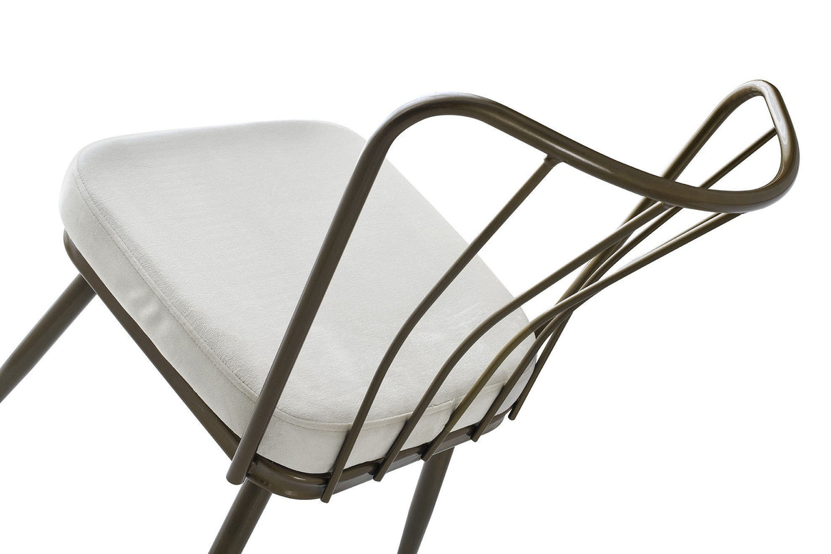 Set 4 scaune Yıldız - 985 V4, Mink, 43x42x82 cm