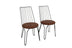 Set 2 scaune Ada 275 V2, Negru, 44x44x84 cm, SKU 974NMB1191, imagine 1