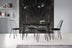 Set 2 scaune Ada 276 V2, Negru, 44x44x84 cm, SKU 974NMB1192, imagine 2