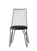 Set 2 scaune Ada 276 V2, Negru, 44x44x84 cm