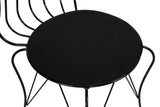 Set 2 scaune Lale 172, Negru, 44x44x84 cm